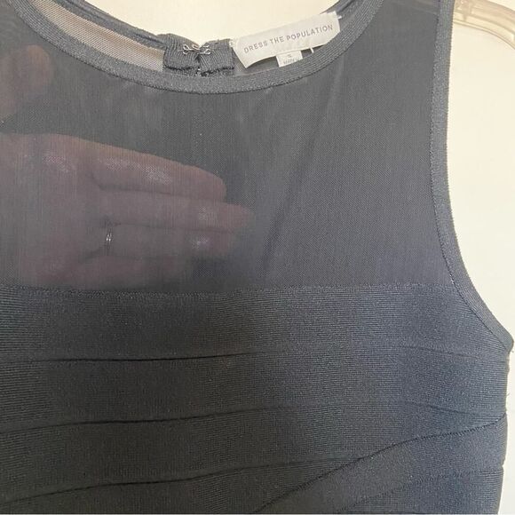 Dress The Population Ximena Bandage Bodycon Dress Black Size Small - Picture 4 of 13